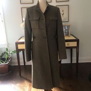 Calvin Klein military style coat